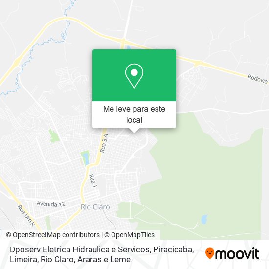 Dposerv Eletrica Hidraulica e Servicos mapa