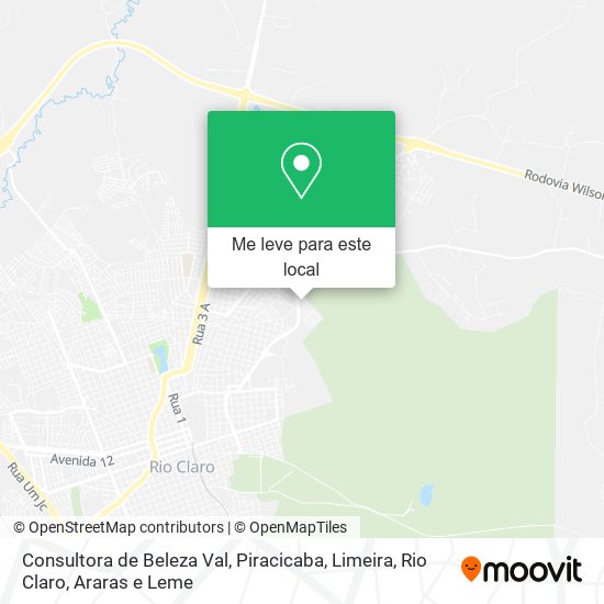 Consultora de Beleza Val mapa