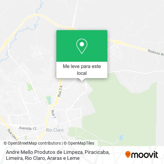 Andre Mello Produtos de Limpeza mapa