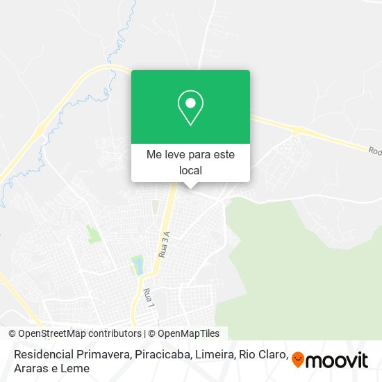 Residencial Primavera mapa