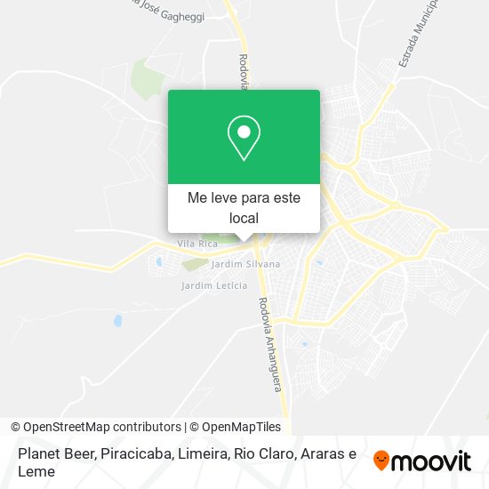 Planet Beer mapa