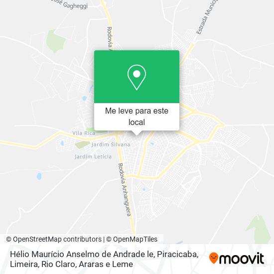 Hélio Maurício Anselmo de Andrade le mapa