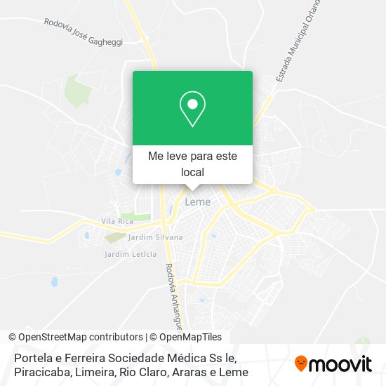 Portela e Ferreira Sociedade Médica Ss le mapa