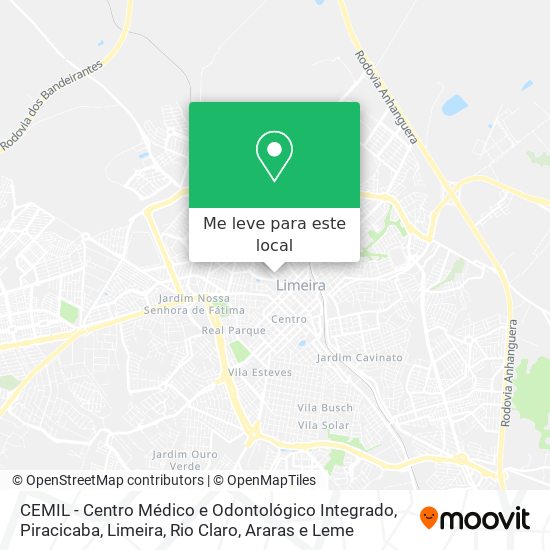 CEMIL - Centro Médico e Odontológico Integrado mapa