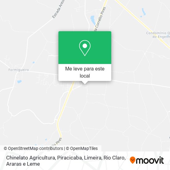 Chinelato Agricultura mapa