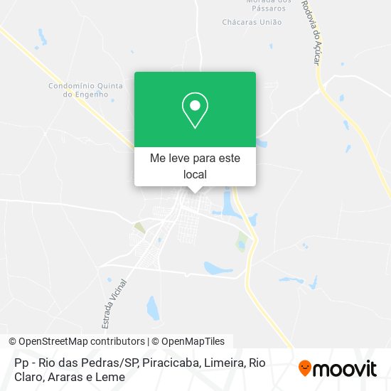 Pp - Rio das Pedras/SP mapa