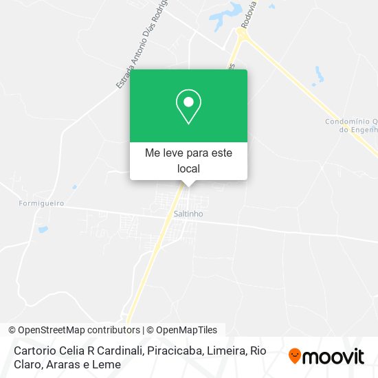 Cartorio Celia R Cardinali mapa