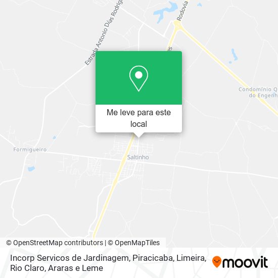 Incorp Servicos de Jardinagem mapa