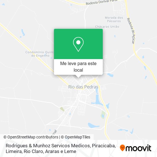 Rodrigues & Munhoz Servicos Medicos mapa