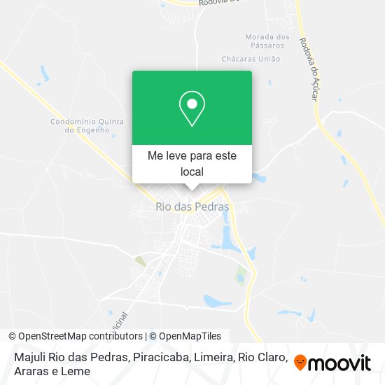 Majuli Rio das Pedras mapa