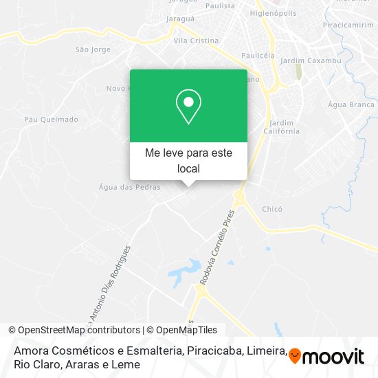 Amora Cosméticos e Esmalteria mapa