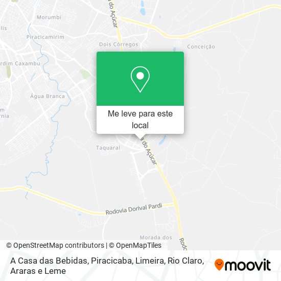 A Casa das Bebidas mapa