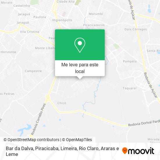 Bar da Dalva mapa