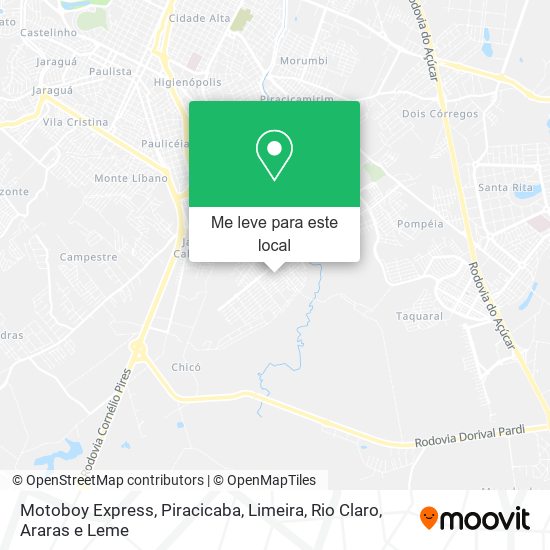 Motoboy Express mapa