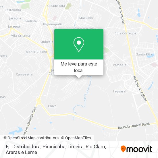 Fjr Distribuidora mapa