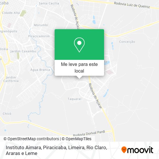 Instituto Aimara mapa