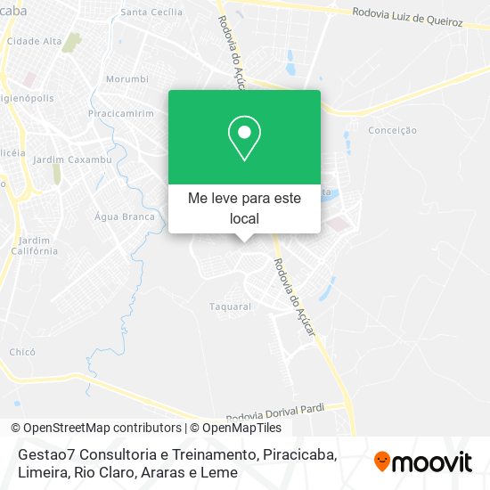Gestao7 Consultoria e Treinamento mapa