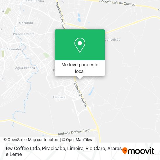 Bw Coffee Ltda mapa
