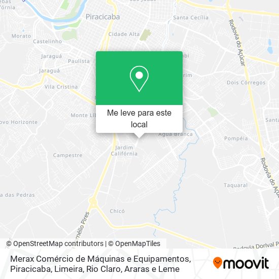 Merax Comércio de Máquinas e Equipamentos mapa