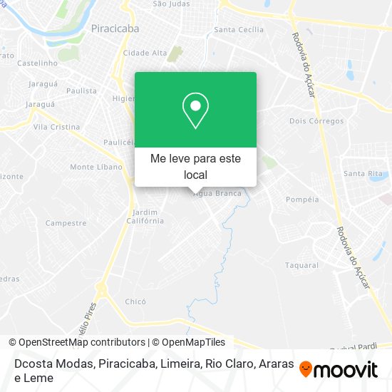 Dcosta Modas mapa