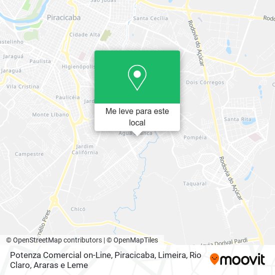 Potenza Comercial on-Line mapa