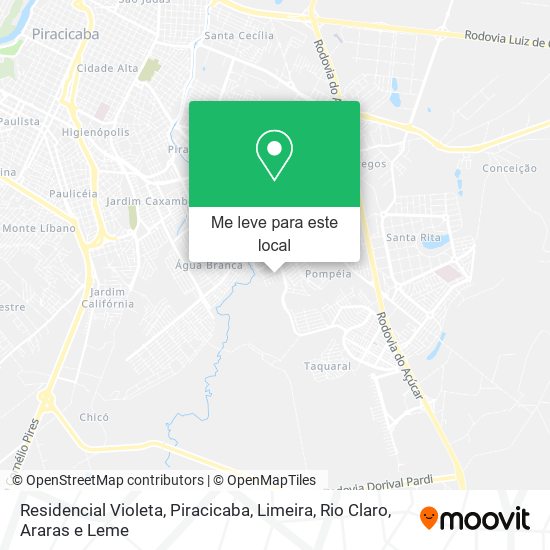 Residencial Violeta mapa