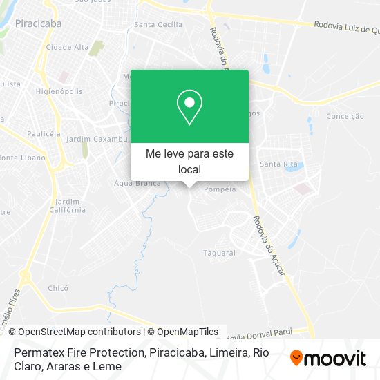 Permatex Fire Protection mapa