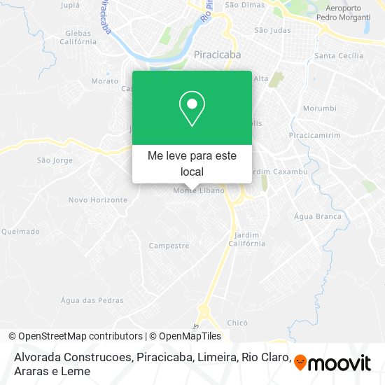 Alvorada Construcoes mapa