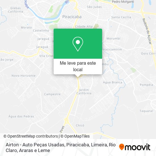 Airton - Auto Peças Usadas mapa