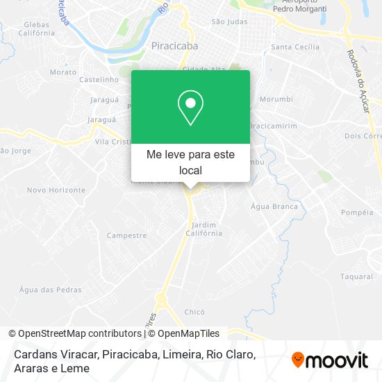 Cardans Viracar mapa