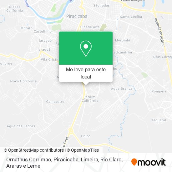 Ornathus Corrimao mapa