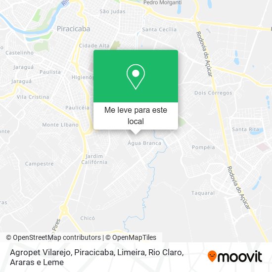 Agropet Vilarejo mapa