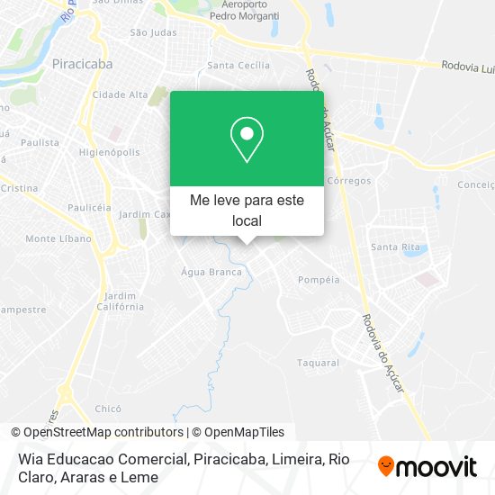 Wia Educacao Comercial mapa