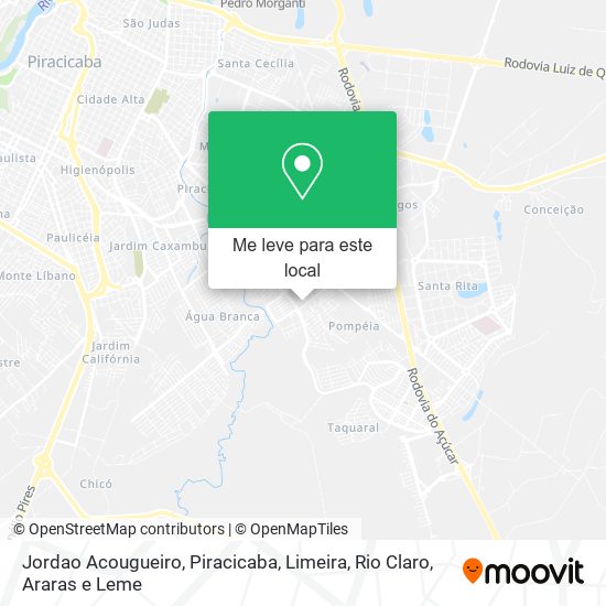 Jordao Acougueiro mapa