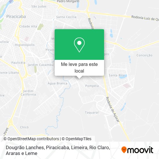Dougrão Lanches mapa