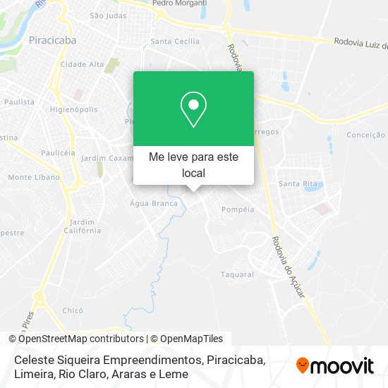 Celeste Siqueira Empreendimentos mapa