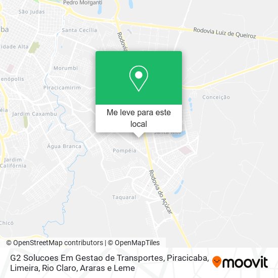 G2 Solucoes Em Gestao de Transportes mapa