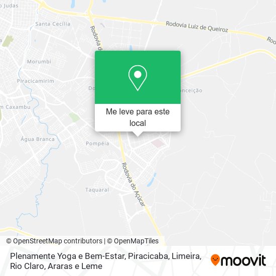 Plenamente Yoga e Bem-Estar mapa