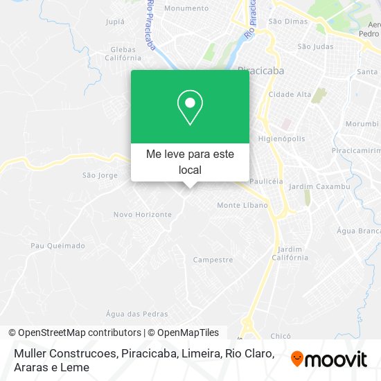 Muller Construcoes mapa