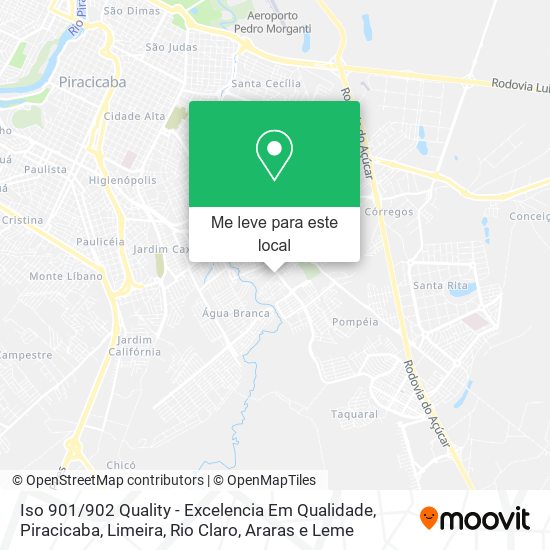 Iso 901 / 902 Quality - Excelencia Em Qualidade mapa