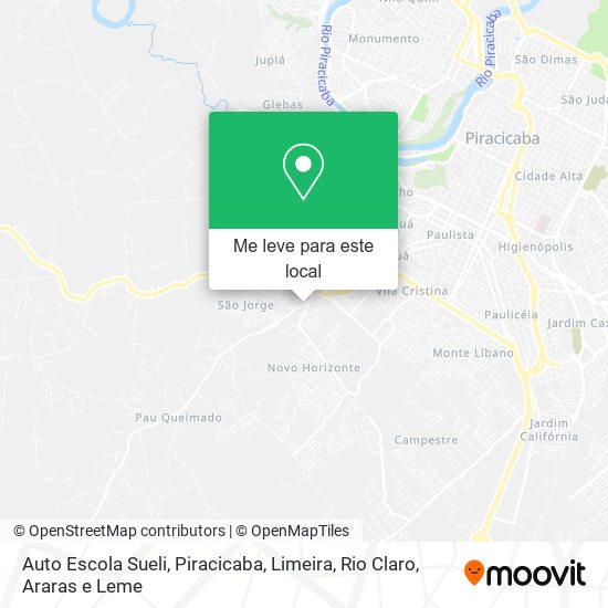 Auto Escola Sueli mapa