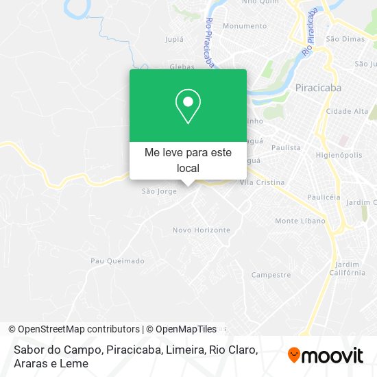 Sabor do Campo mapa