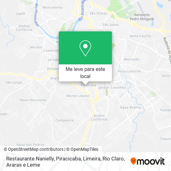 Restaurante Nanielly mapa