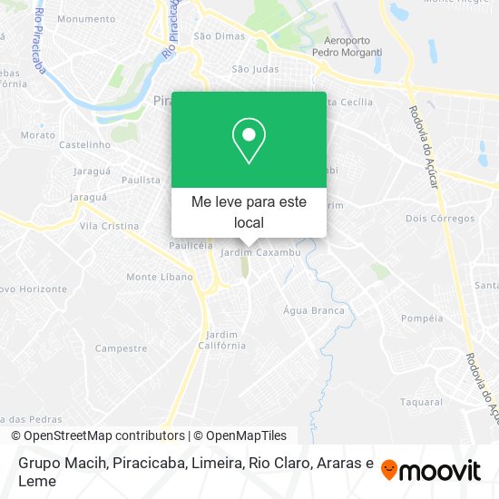 Grupo Macih mapa