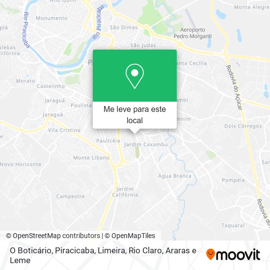 O Boticário mapa