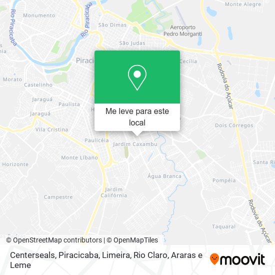 Centerseals mapa