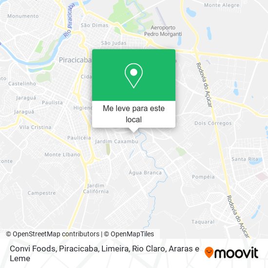 Convi Foods mapa