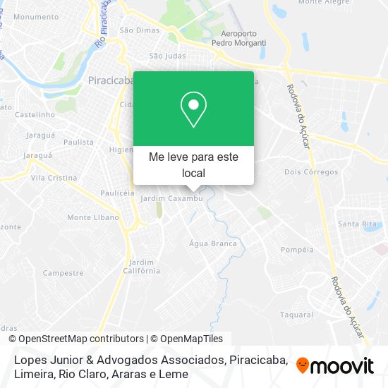 Lopes Junior & Advogados Associados mapa
