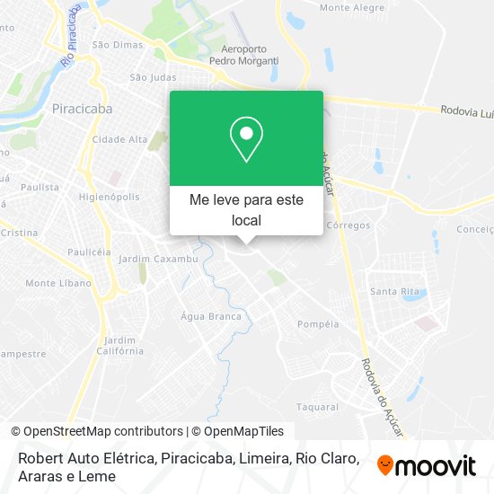 Robert Auto Elétrica mapa