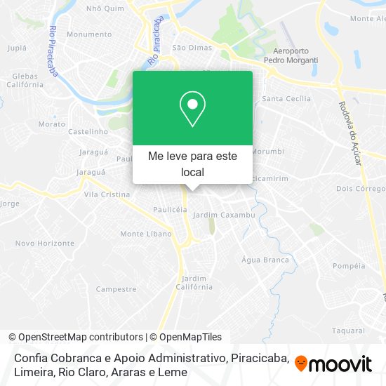 Confia Cobranca e Apoio Administrativo mapa